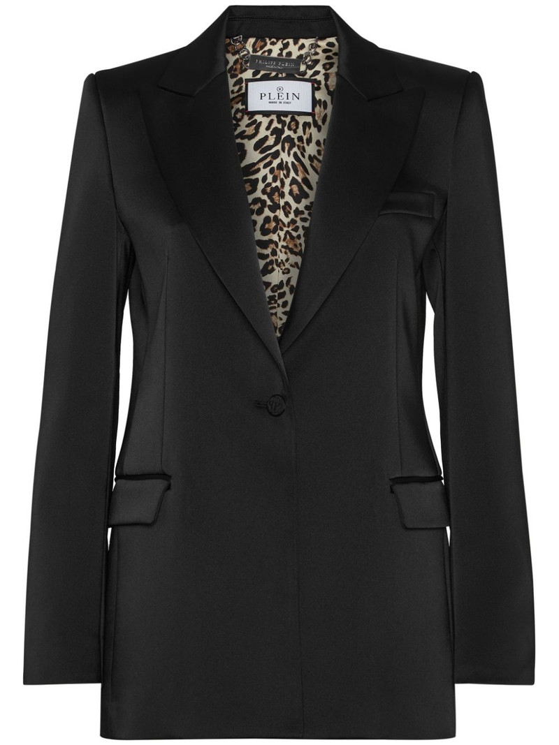 crystal-skull satin blazer 1