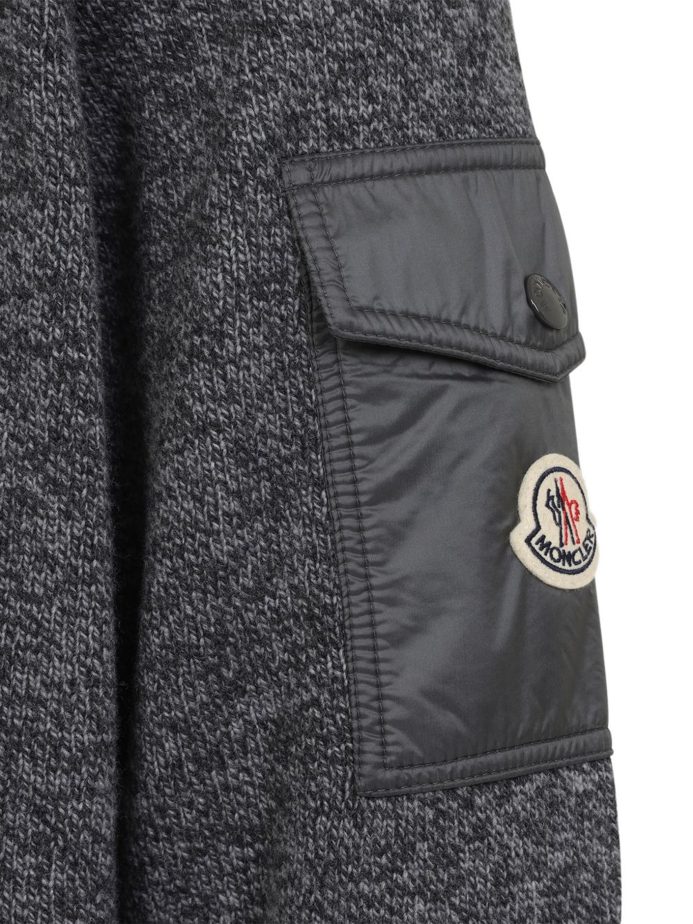 patch-pocket wool sweater - 4