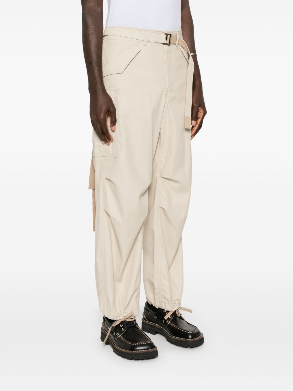 belted trousers - 3