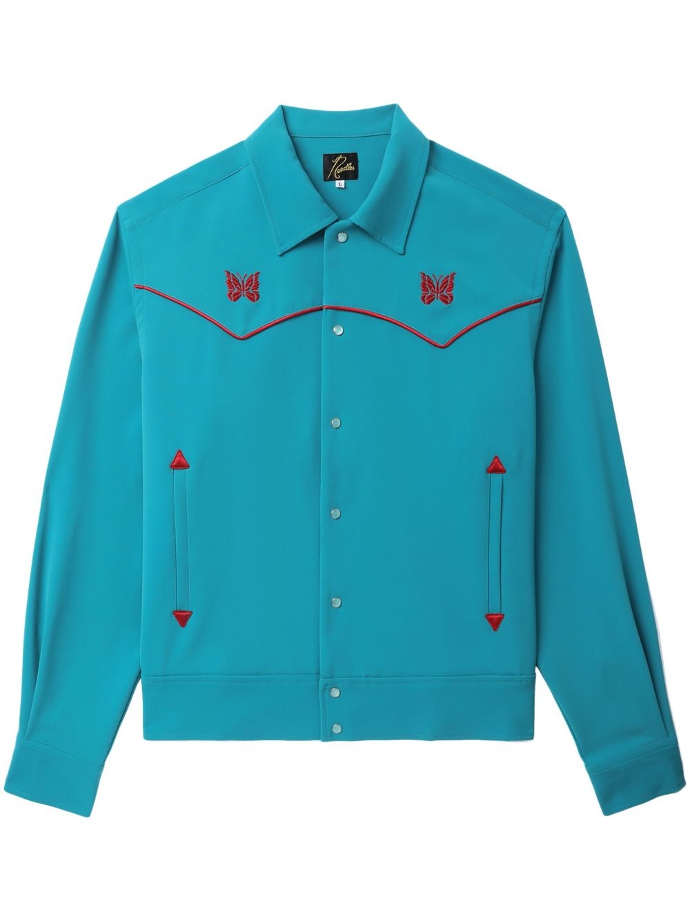 Cowboy butterfly-embroidered jacket - 1