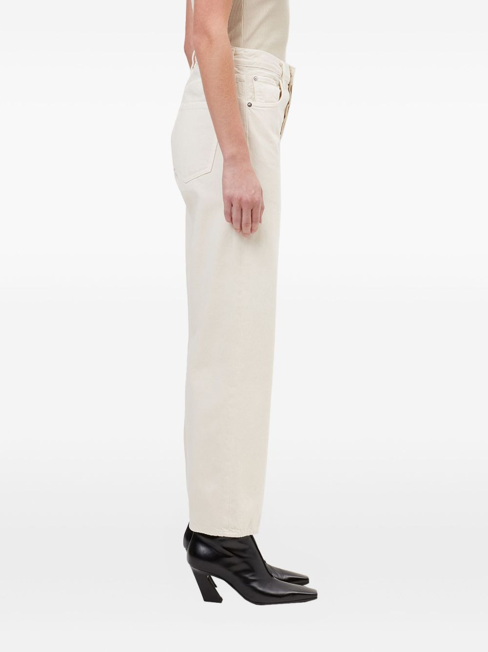 frayed-hem jeans - 3