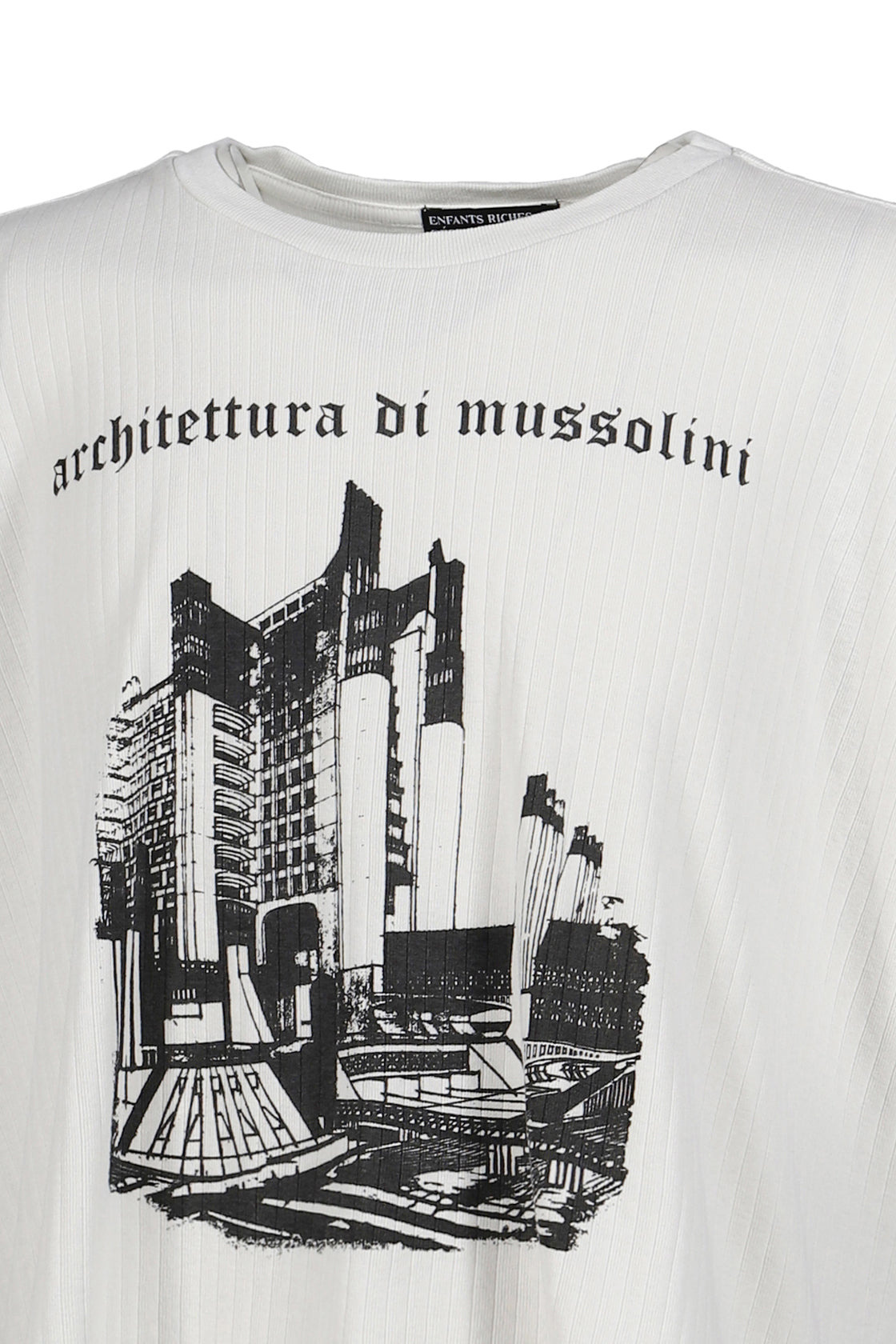 ARCHITETTURA DI MUSSOLINI RIB T-SHIRT / FADED WHT - 3