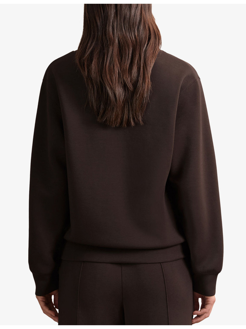 Annabel Shawl-Neck Long-Sleeve Jersey Top 4