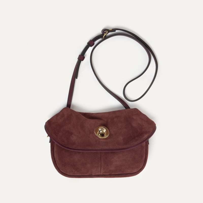 Bleu de Chauffe JANE MINI BAG  -  RUBY BROWN outlook