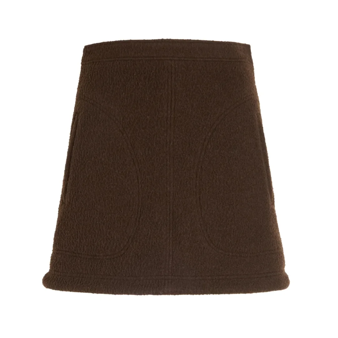 Dark Brown Clarice Skirt - 1
