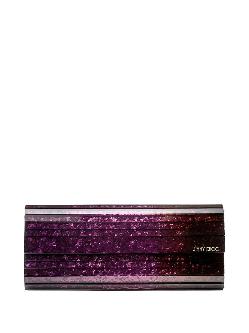 Sweetie glitter-embellished clutch bag - 1
