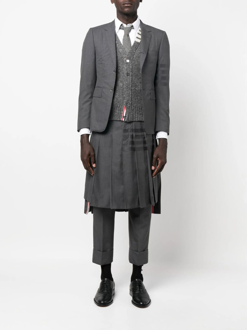 Thom Browne Plain Weave 4-Bar Trousers Men outlook