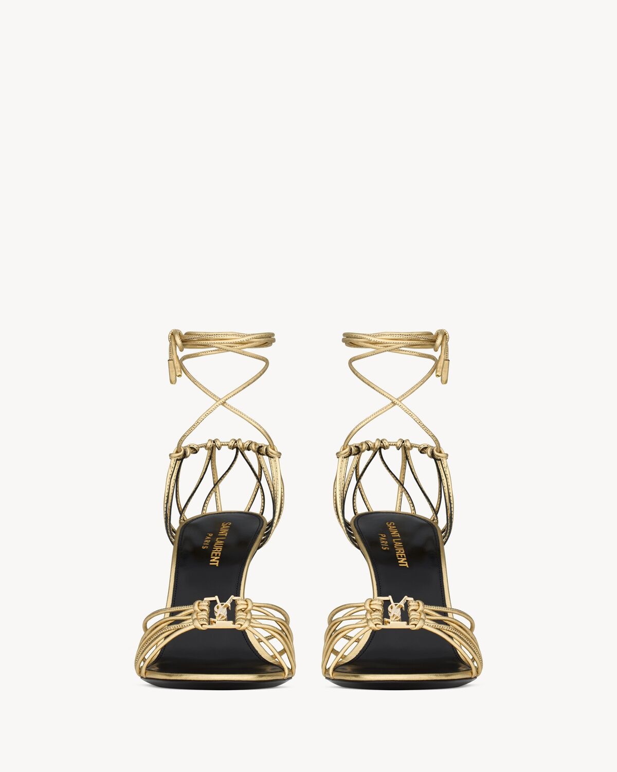 BABYLONE SANDALS IN METALLIC LEATHER - 2