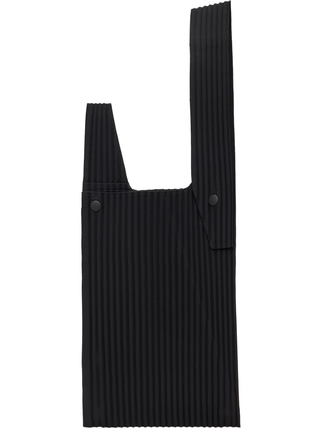 Black Pleats Umbrella Bag - 1