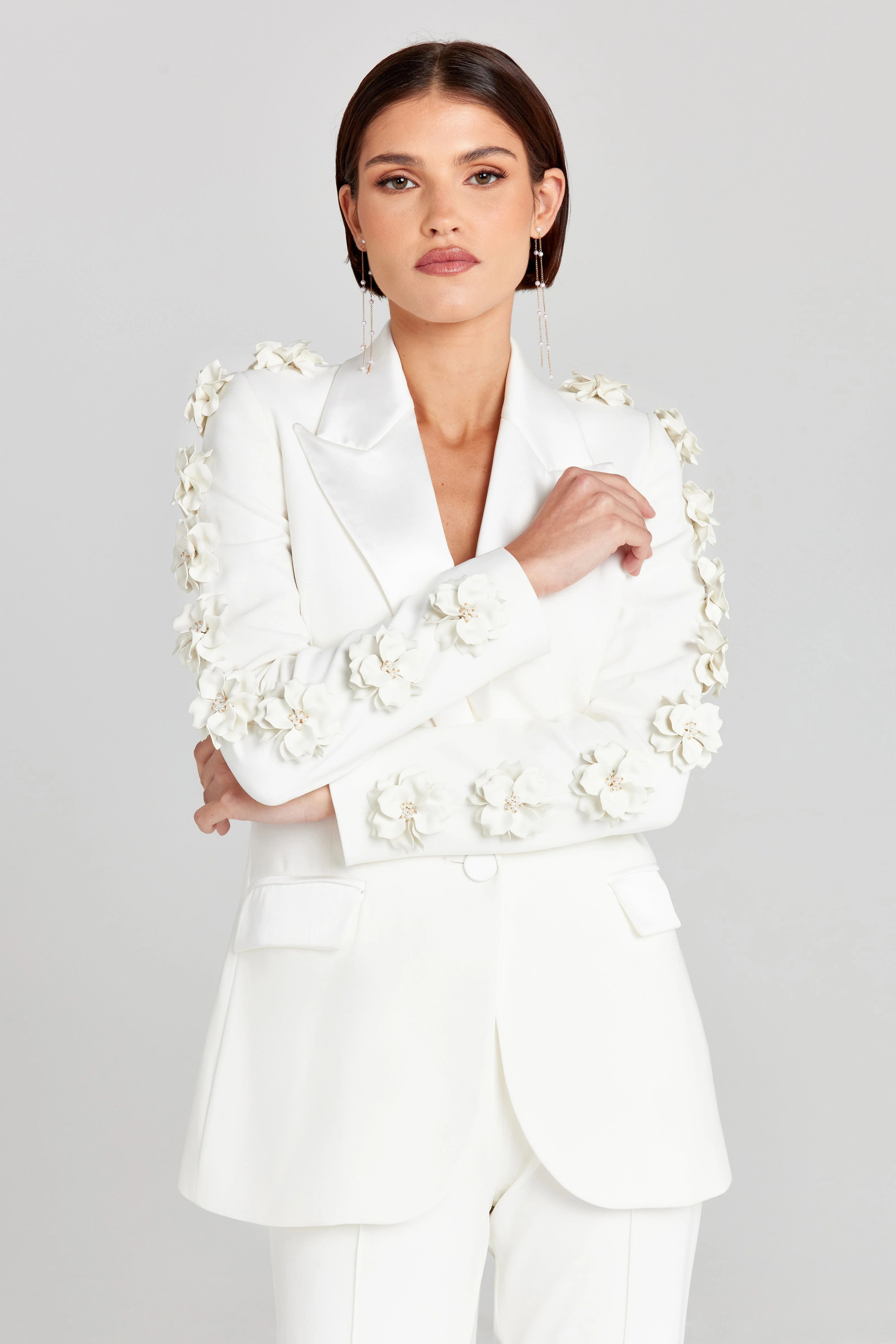 Leonie White Blazer - 1