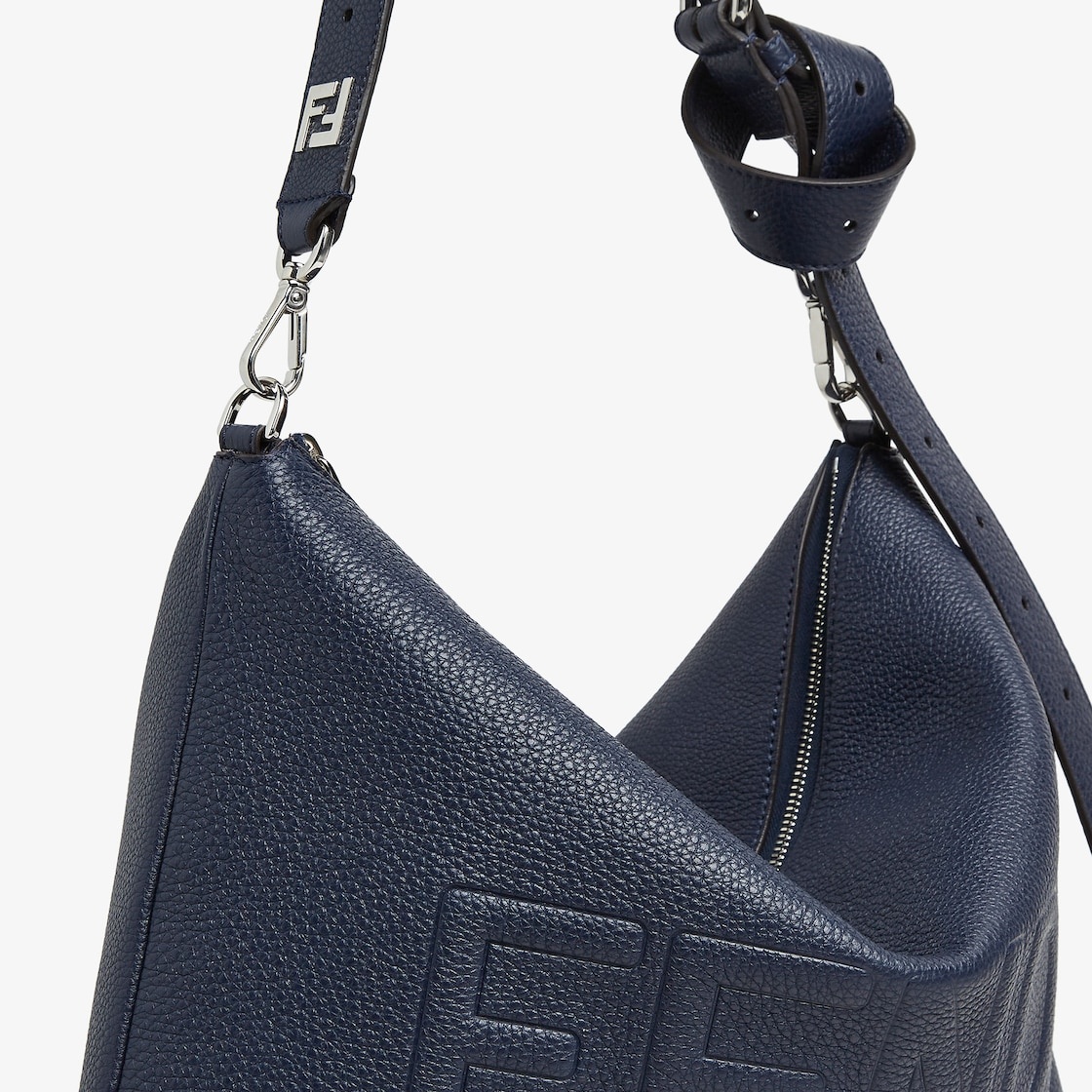 ショルダーバッグ FENDI BLACK LEATHER FENDI AFTER FENDI ROMA SHOULDER BAG Fendi Fendi After Fendi Roma Messenger Bag - Shoulder Bags
