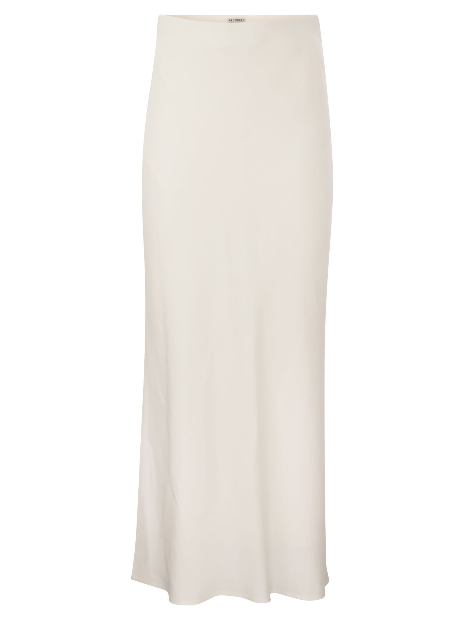 Brunello Cucinelli Women Viscose And Linen Long Pencil Skirt - 1