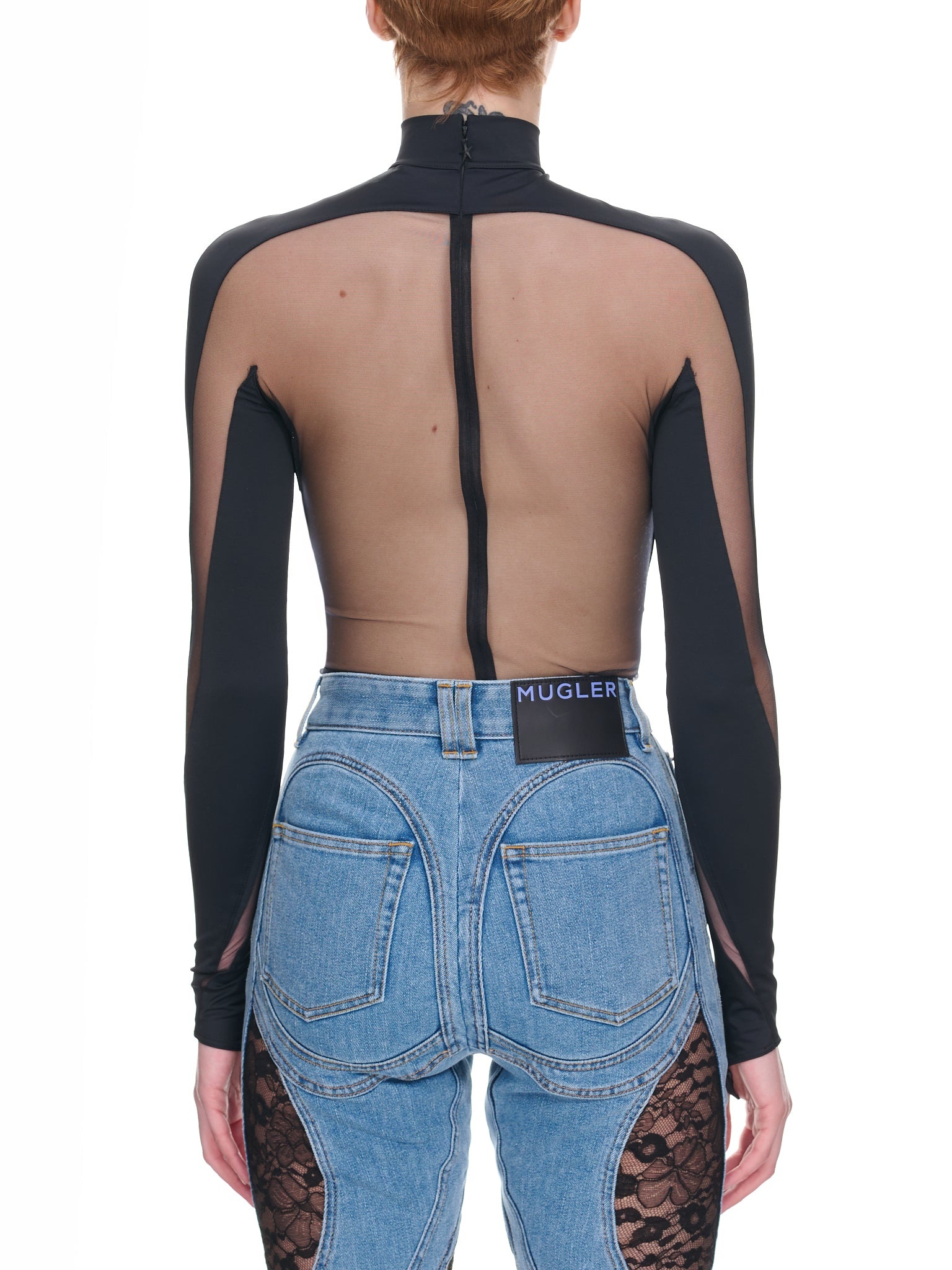 Quilted Illusion Bodysuit - 3