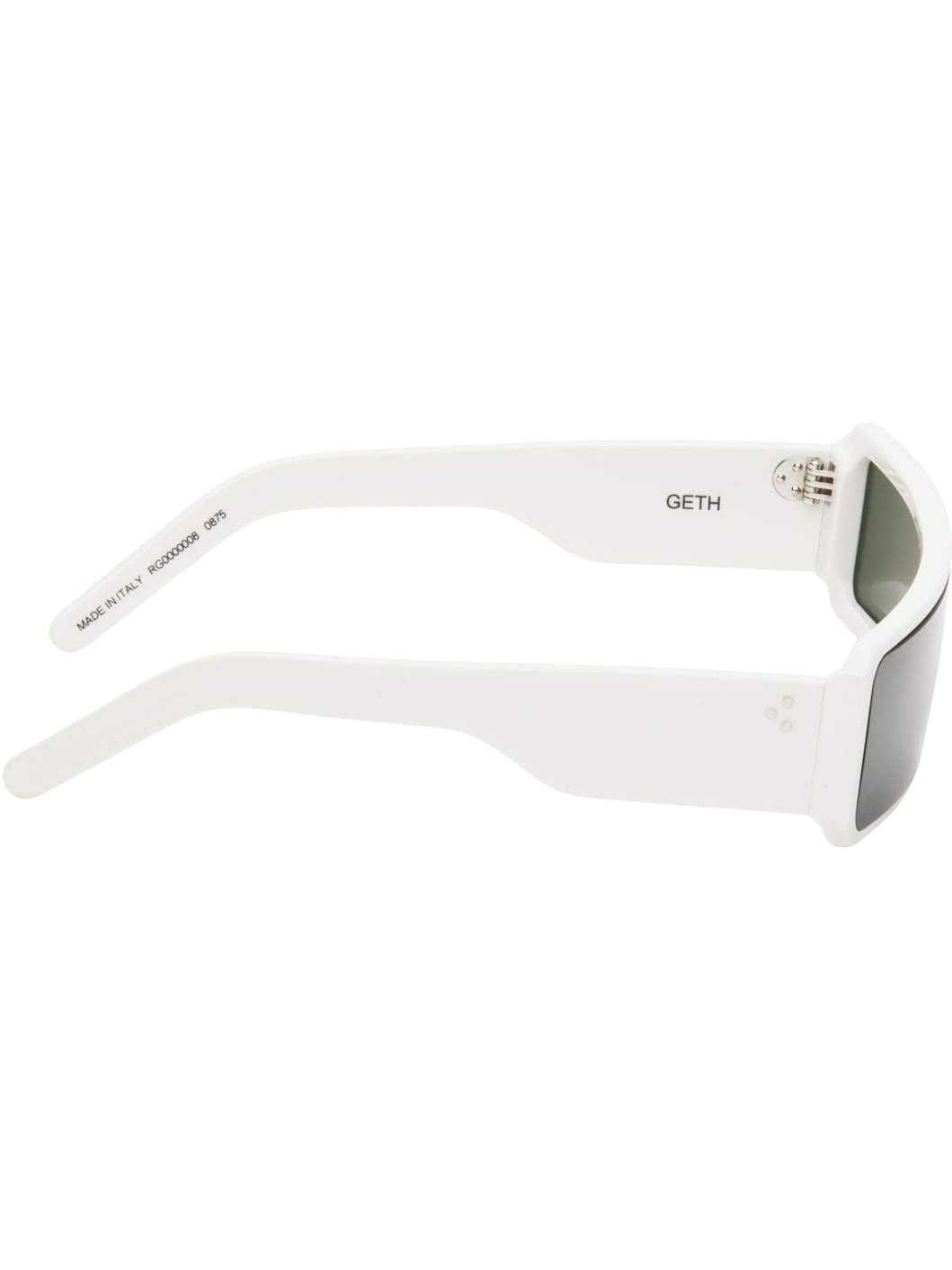 White Hollywood Geth Sunglasses - 2
