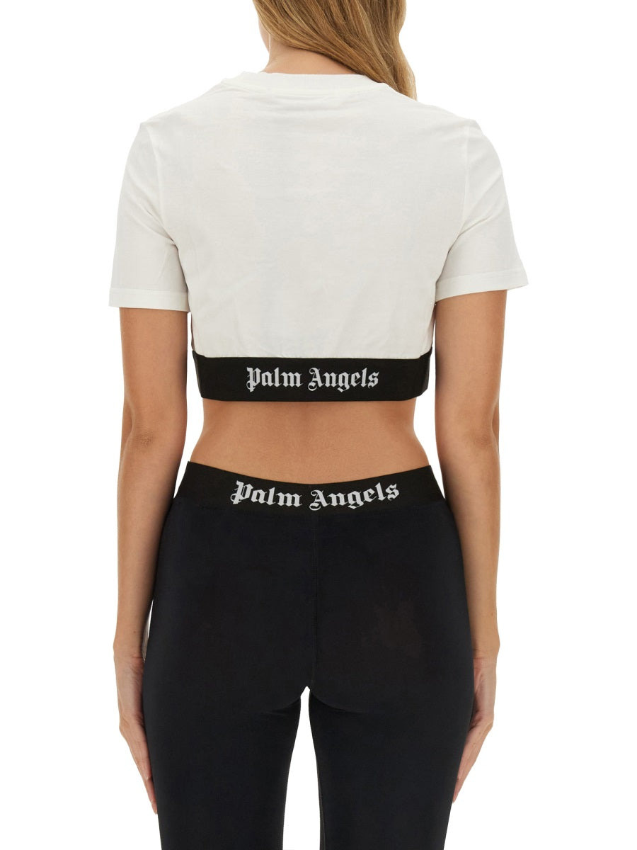 Palm Angels Women T-Shirt With Logo - 3