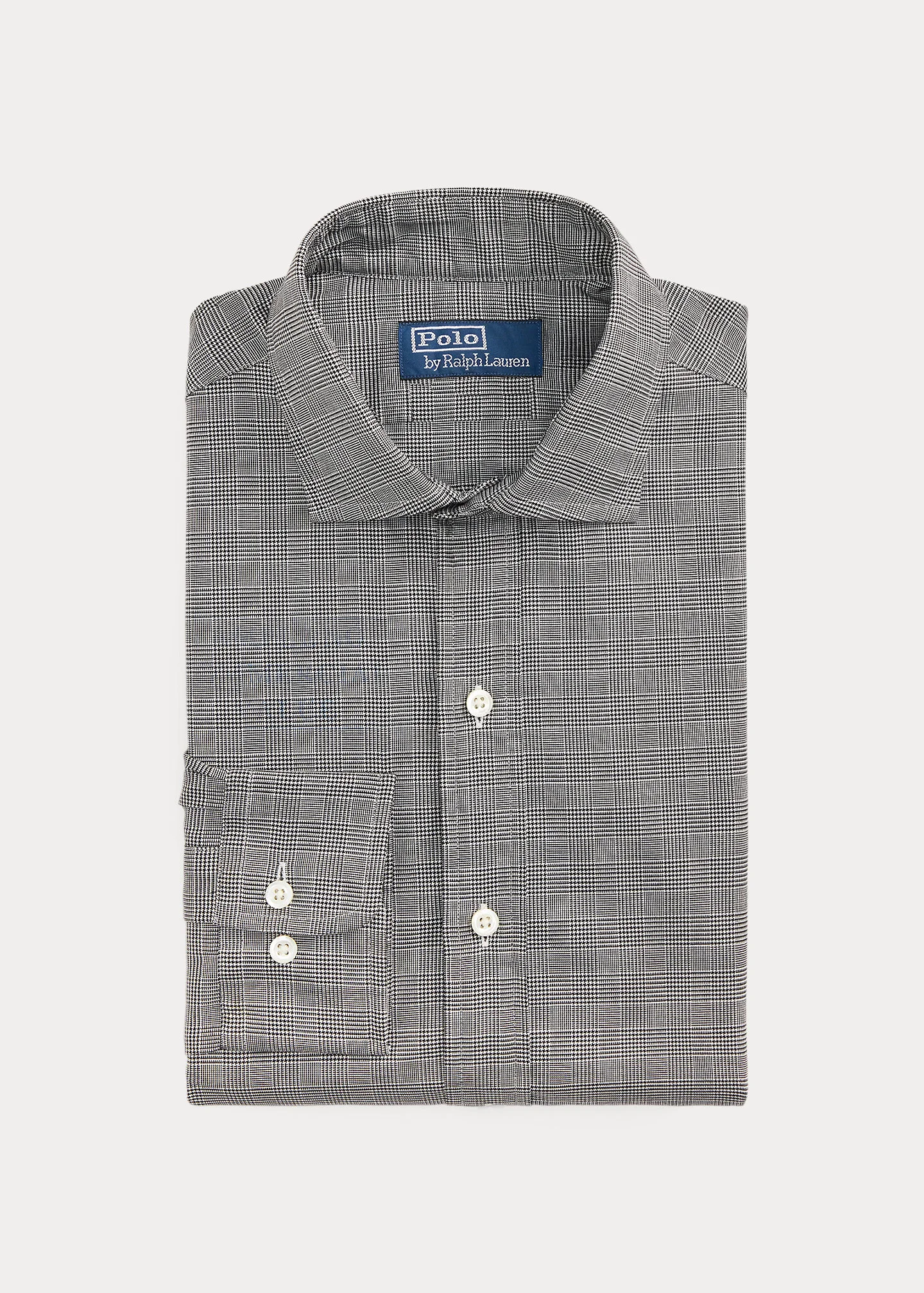 Custom Fit Plaid Twill Shirt - 1