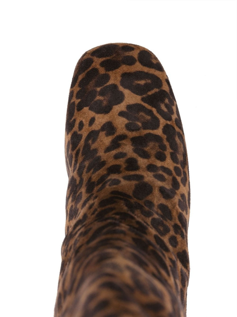 Biba 70mm leopard-print boots 4