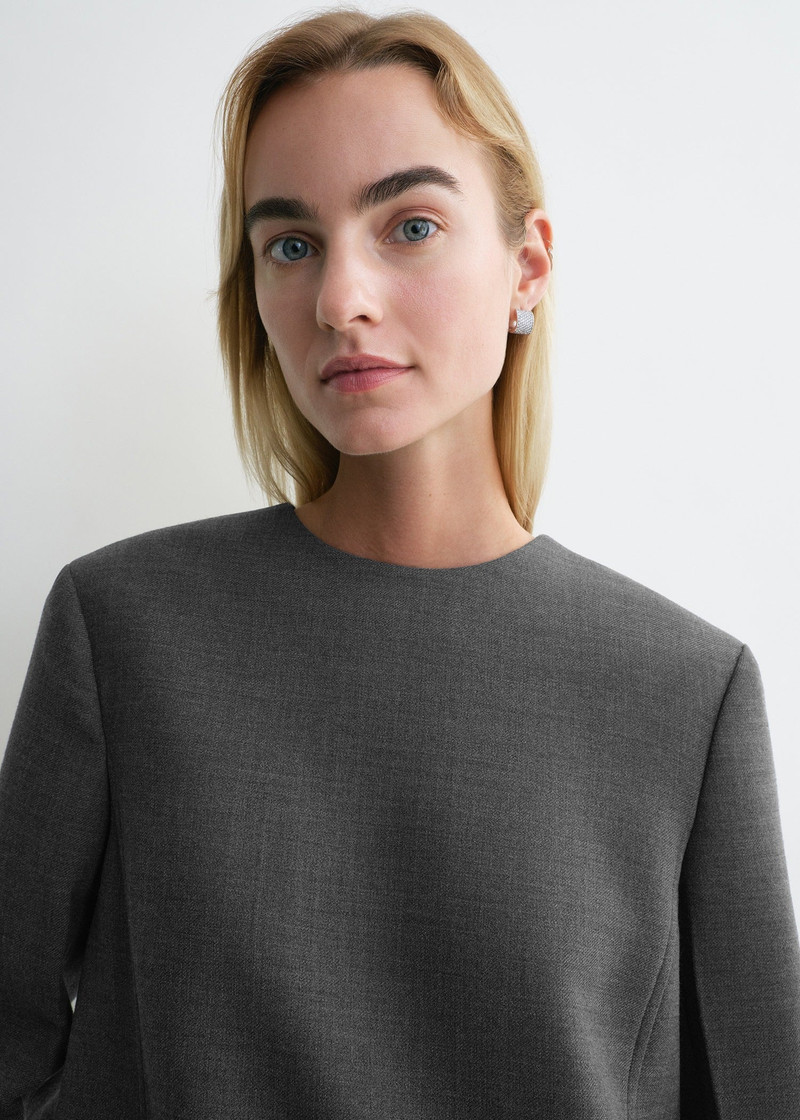 Pocket top grey melange 6