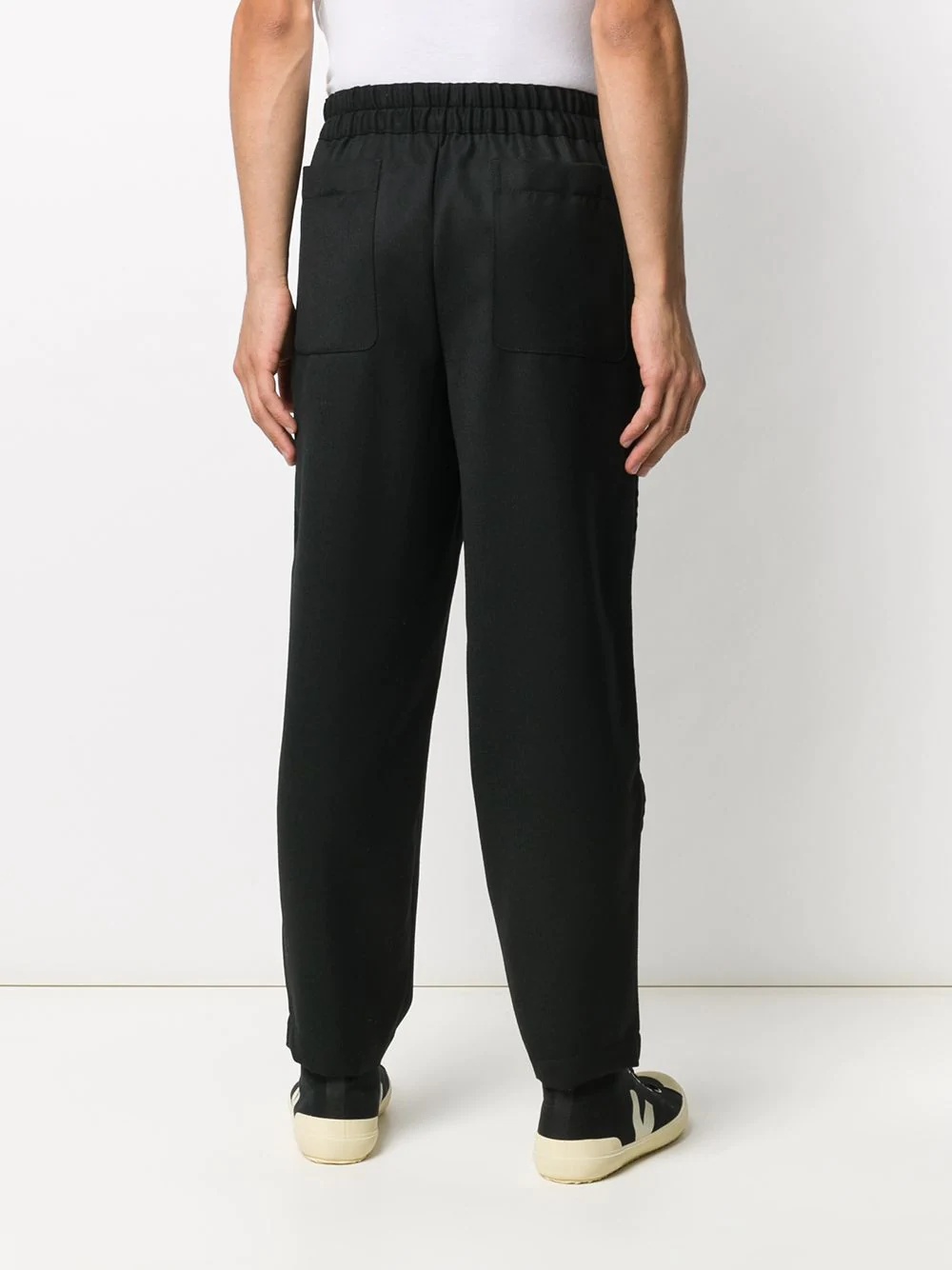 high-waisted straight leg trousers - 4