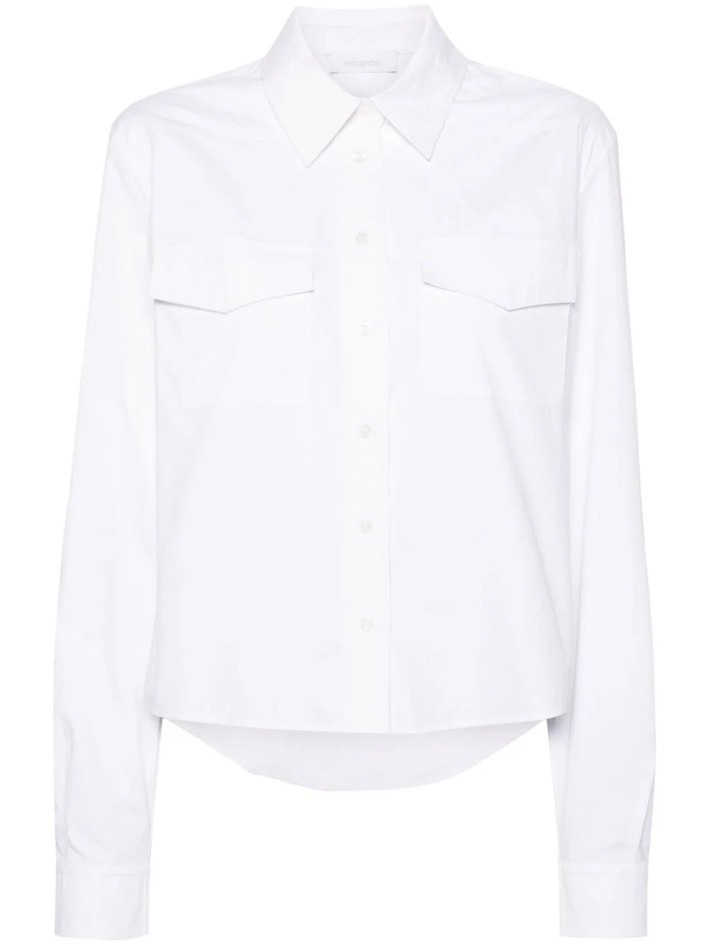 long-sleeve cotton shirt - 1