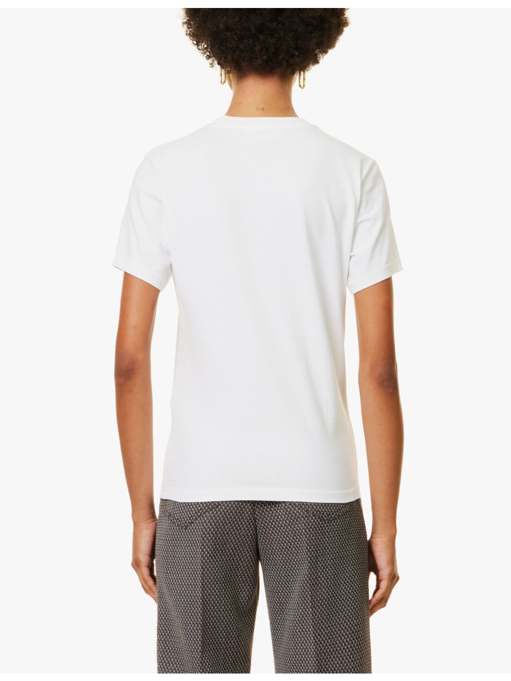 Logo-print regular-fit organic-cotton jersey T-shirt - 4
