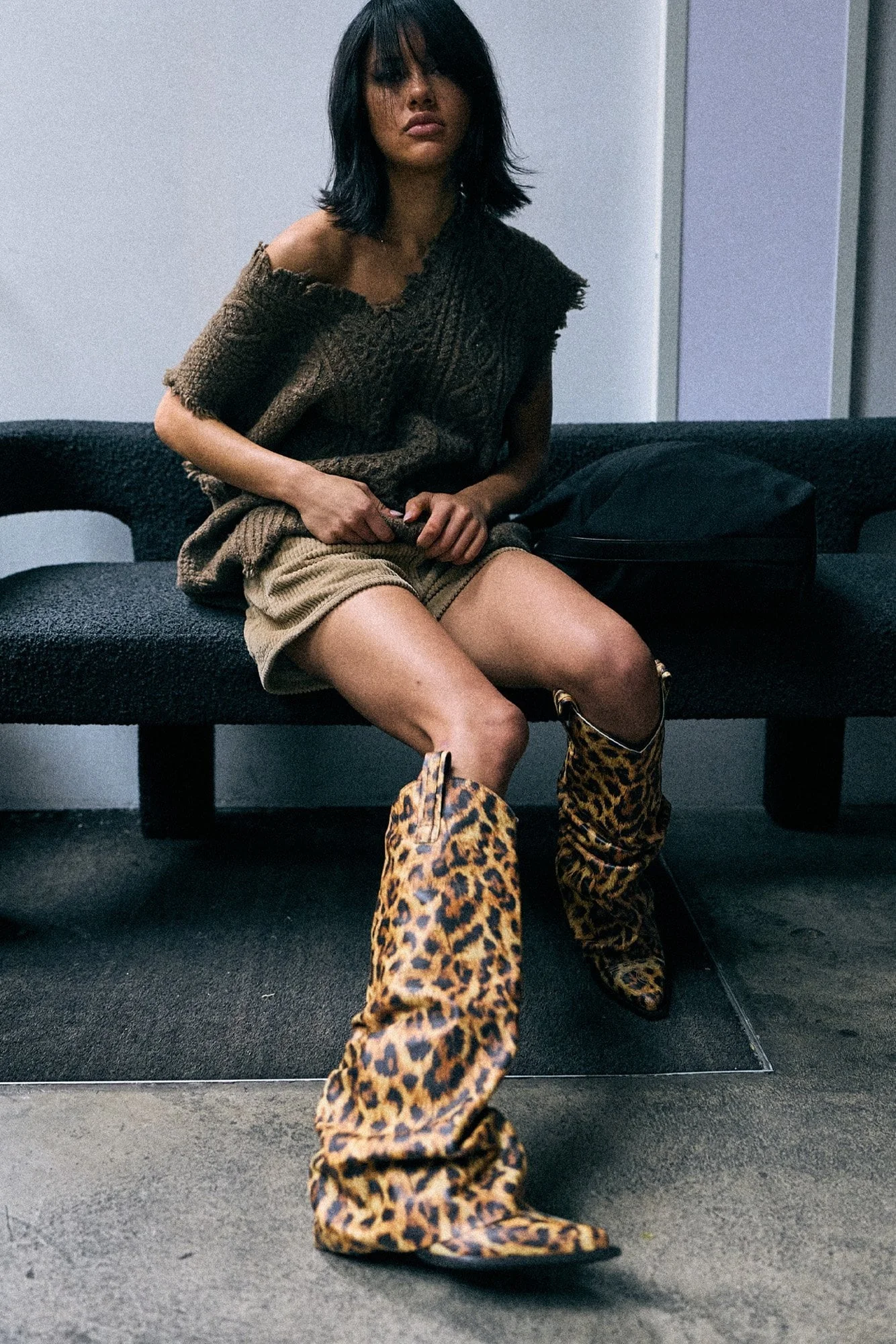 Mid Cowboy Boot With Sleeve - 1