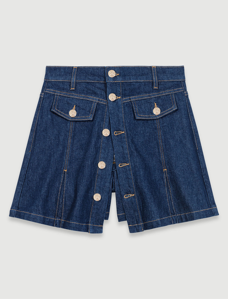 Denim skort 1