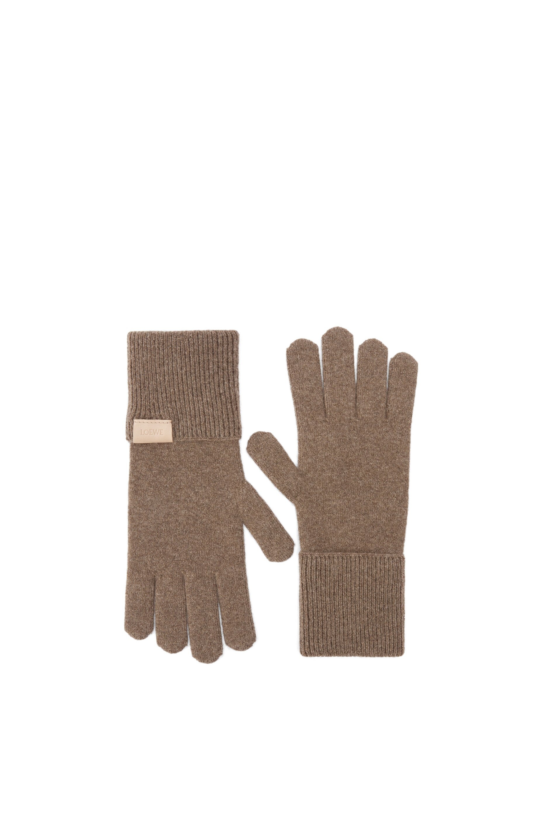 Gloves in cashmere - 1