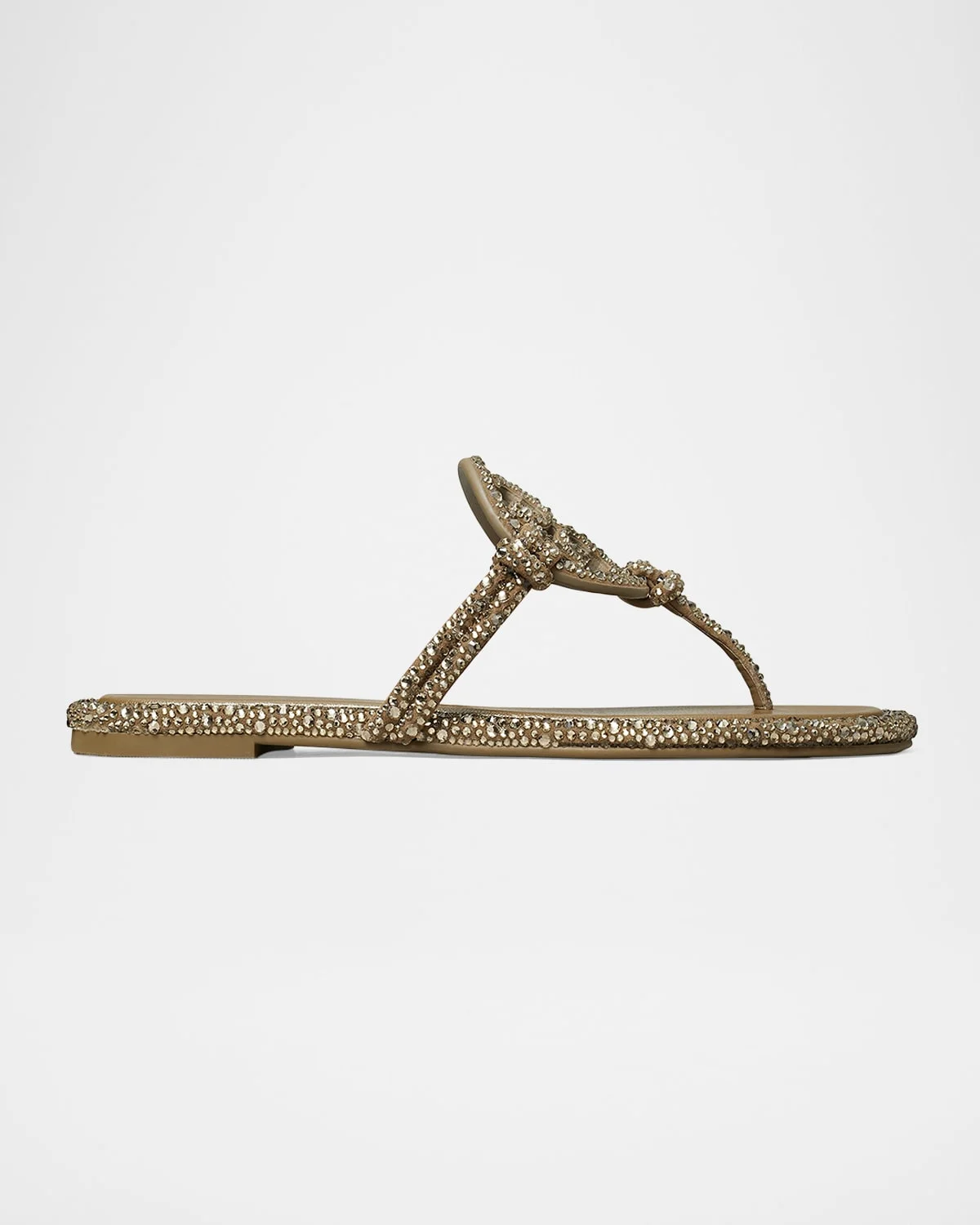 Miller Embellished Medallion Flat Thong Sandals - 1