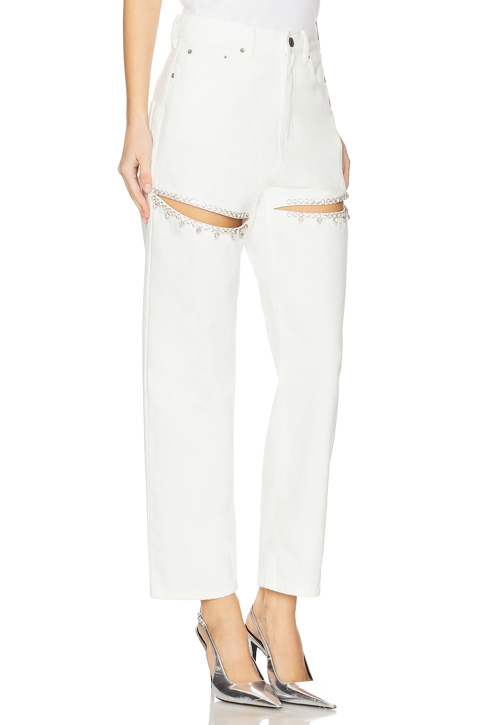 Crystal Slit Jean - 2
