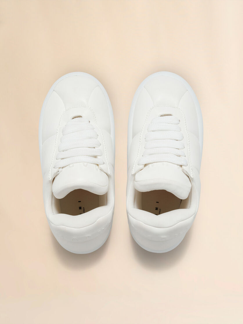 WHITE LEATHER BIGFOOT 2.0 SNEAKER - 4