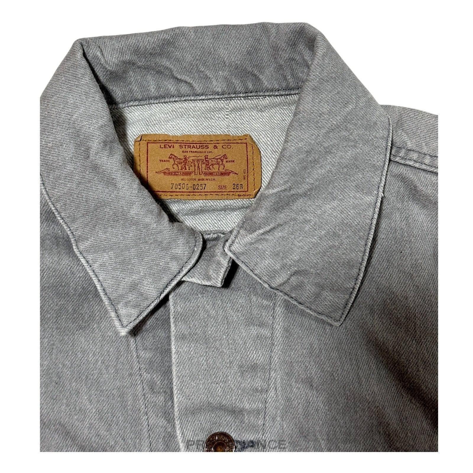 LEVIS Denim Jacket - Grey 36 - 4