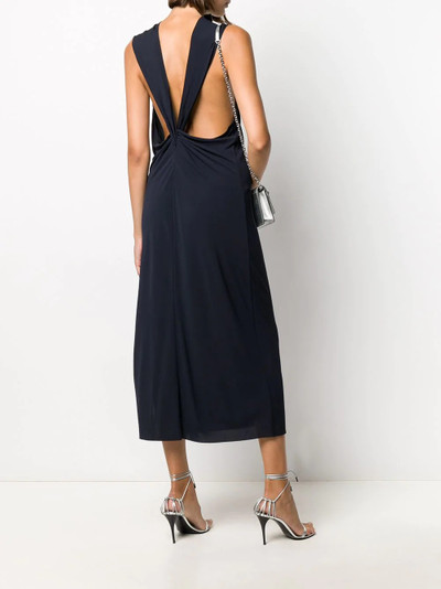 Helmut Lang twist-detail sleeveless dress outlook