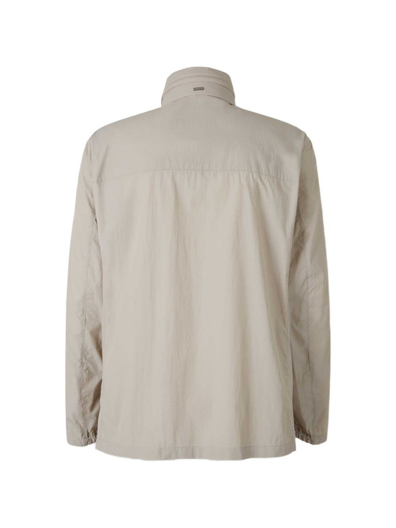 Herno detachable hood long down jacket outlook