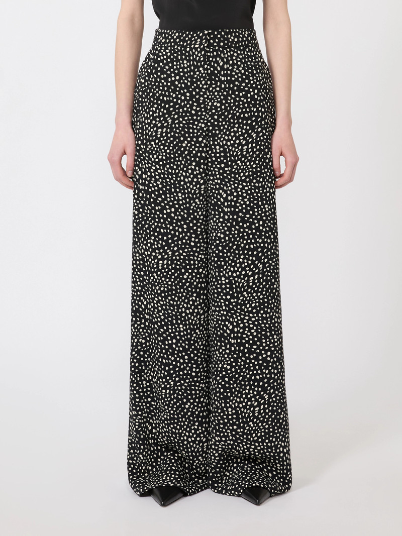 FRESCO Printed sablé trousers - BLACK 3