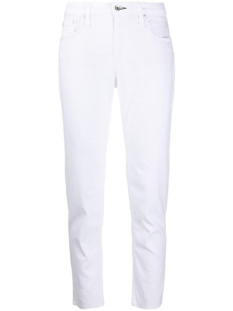 mid-rise slim-fit jeans - 1