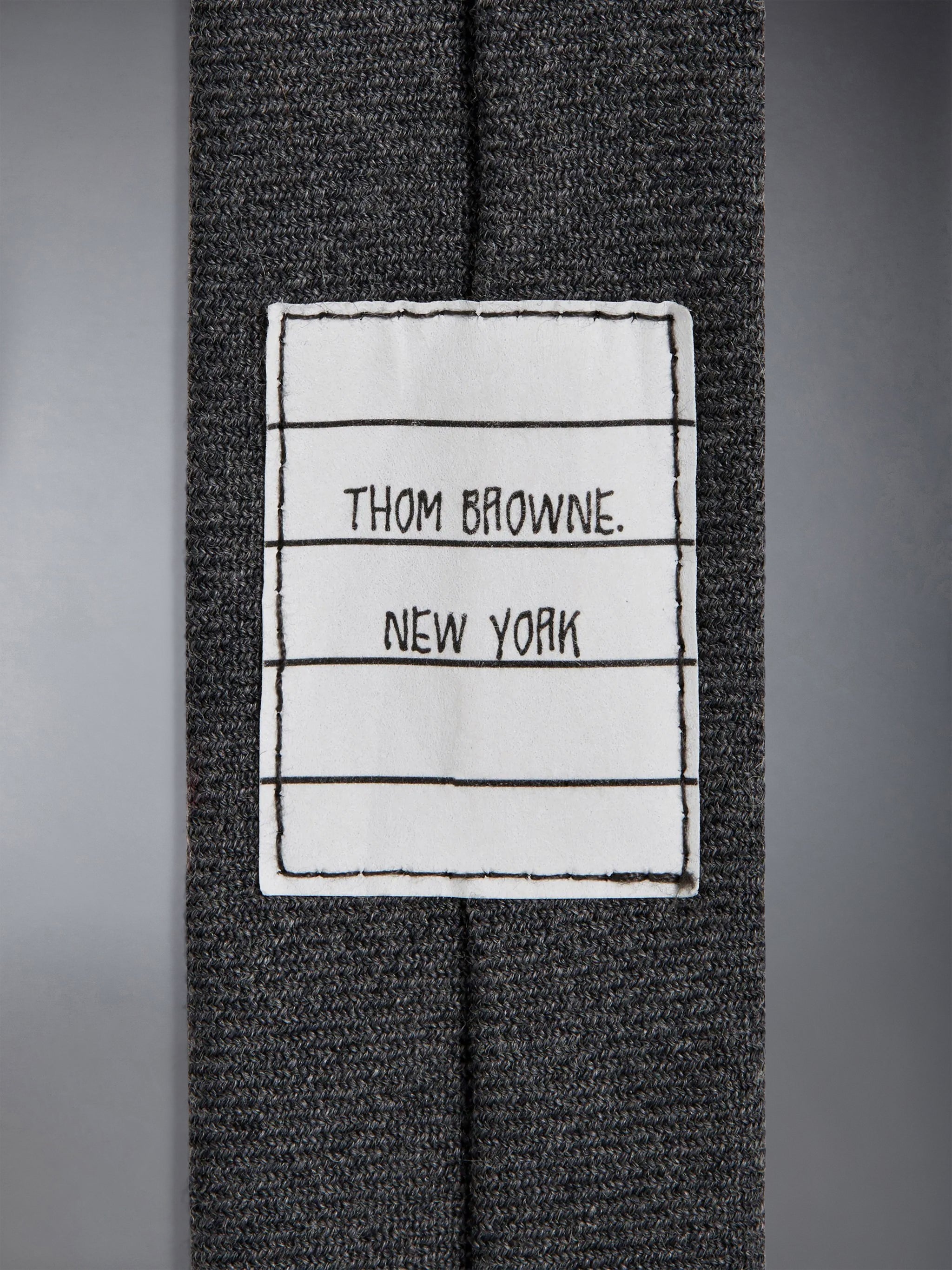 TWILL WOOL STRIPE TIE - 3