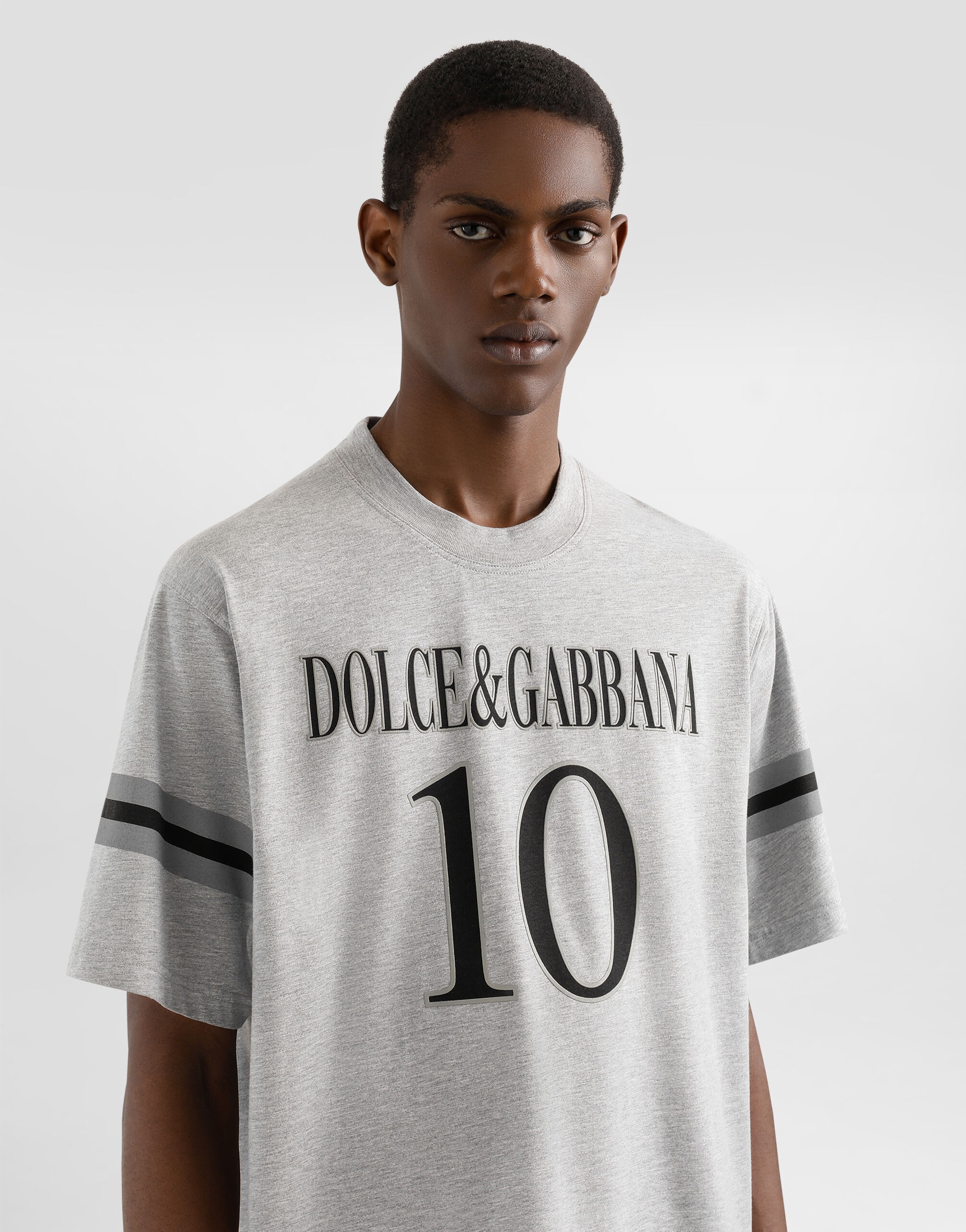 Cotton T-shirt with logo - 4