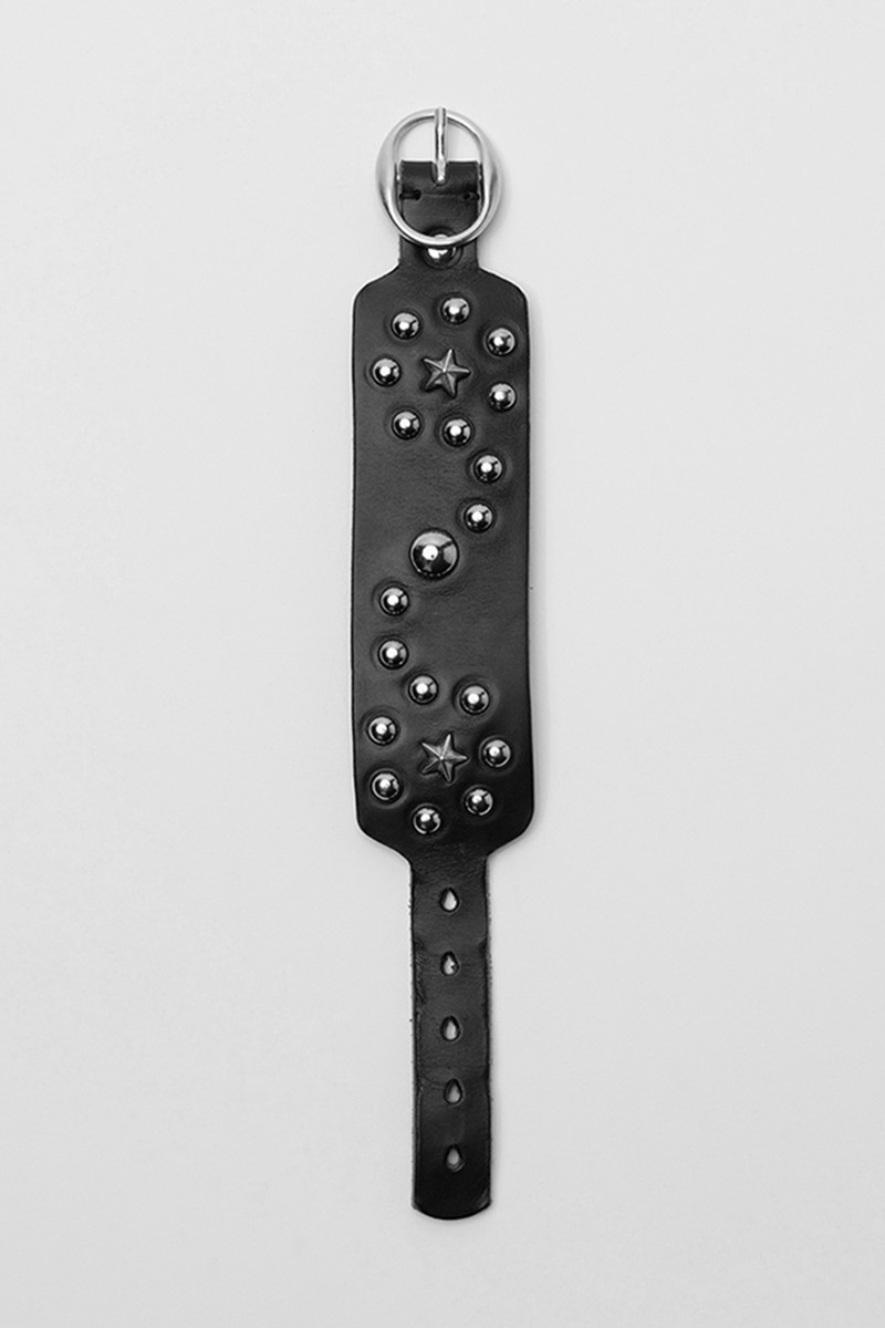 Our Legacy Star Fall Bracelet Black Bridle outlook