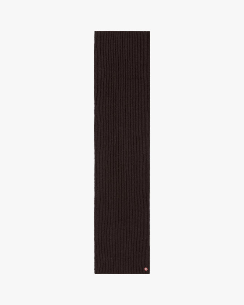 Brown Classic Wool Scarf 1