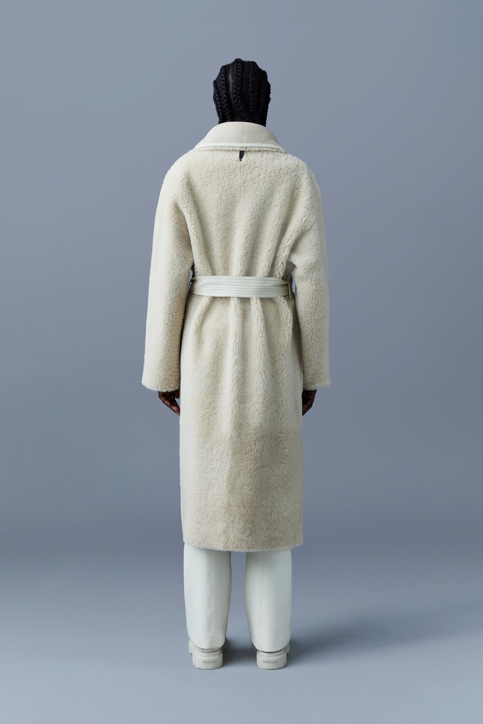 HANA 2-in-1 shearling robe coat - 5