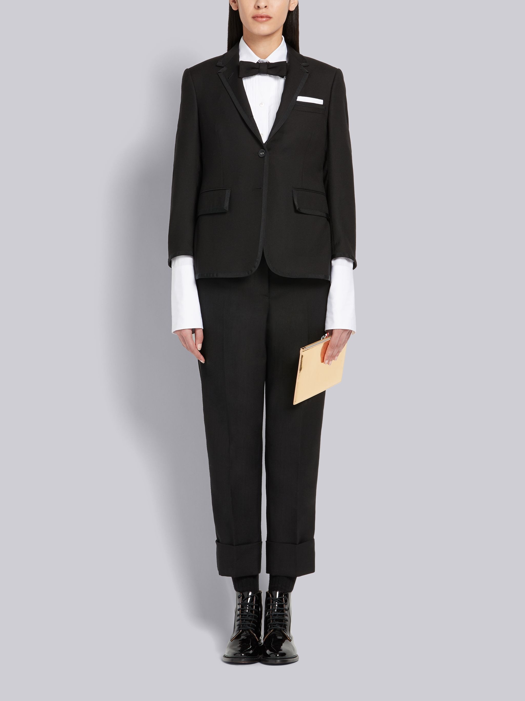 Tuxedo Stripe Wool Trouser - 4