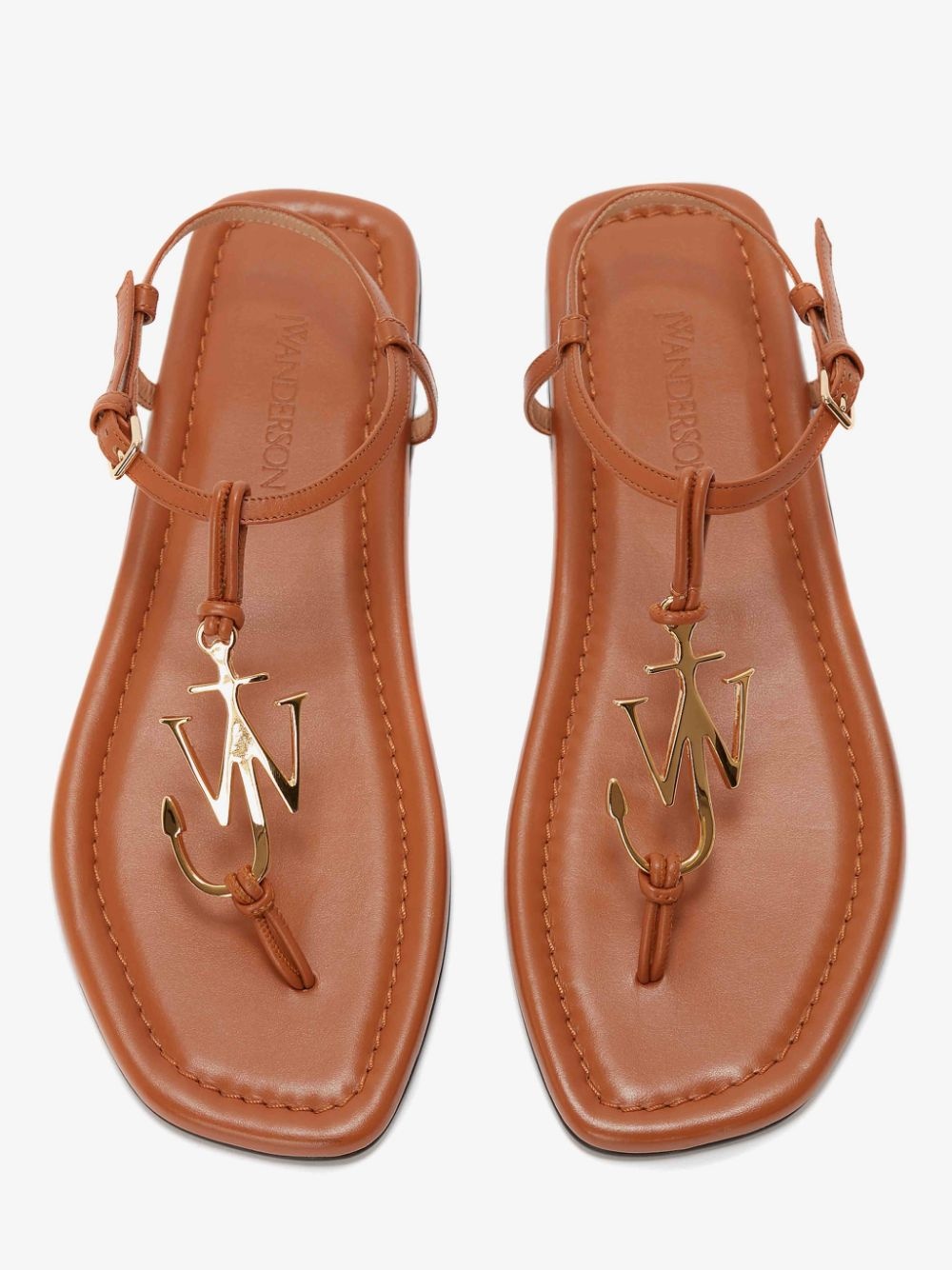 WOMEN'S LOGO FLAT SANDAL - 4