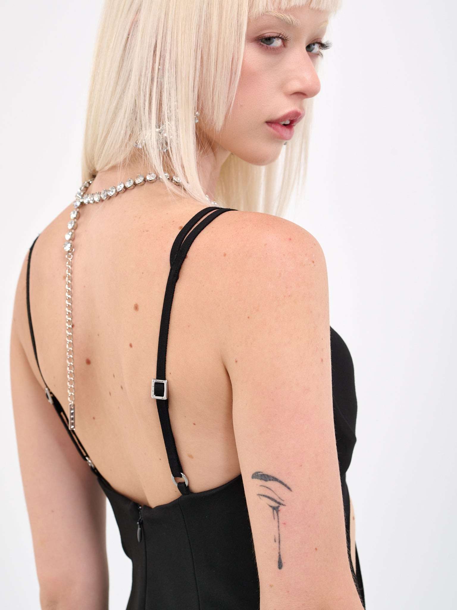 Butterfly Cut-Out Mini Dress - 5