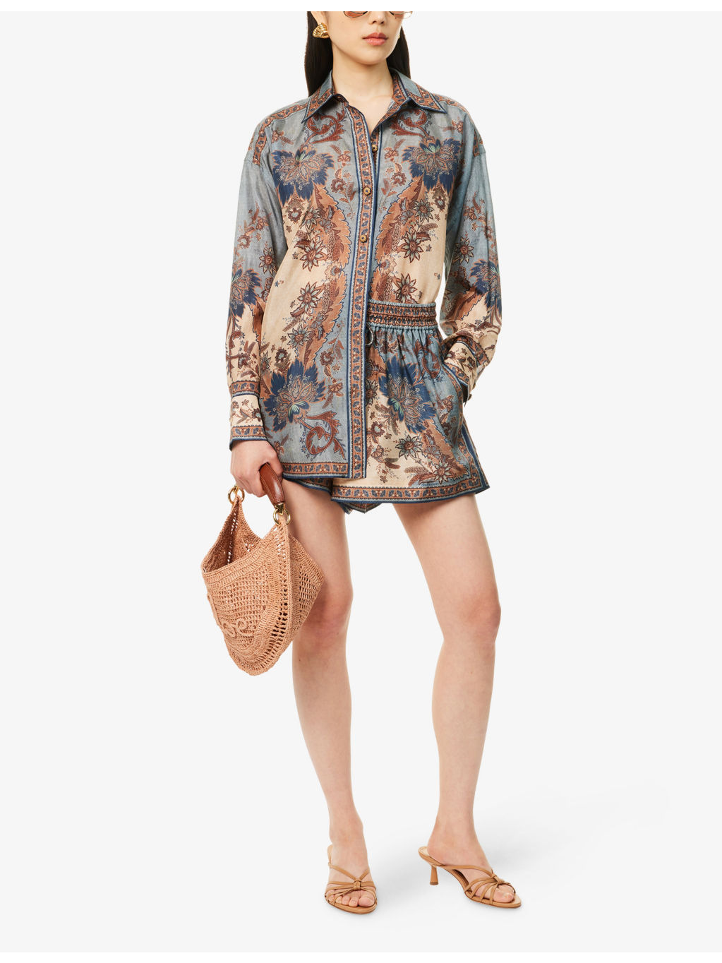 Ascension Manstyle Graphic-Pattern Silk Shirt - 2