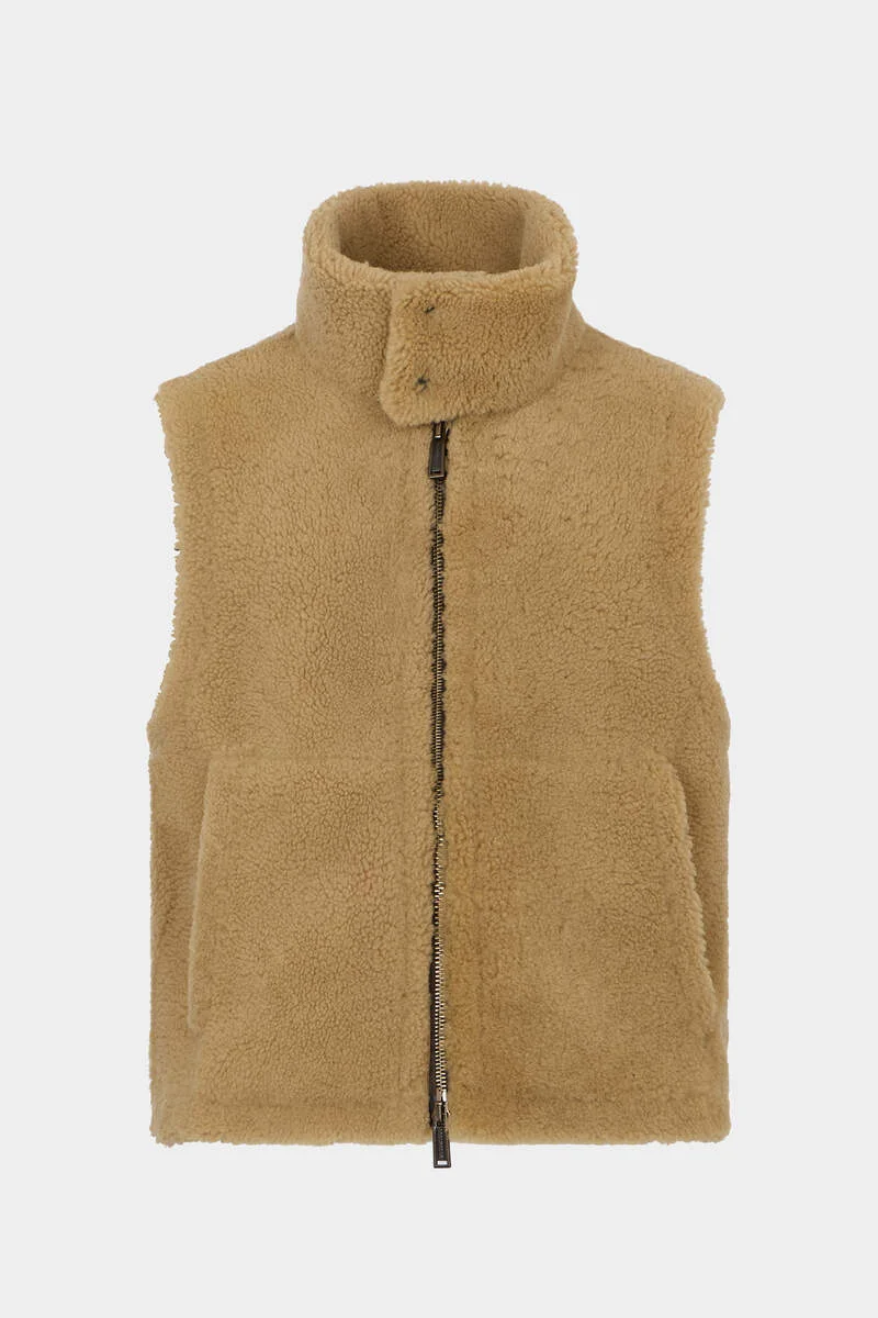 SHEARLING VEST - 1