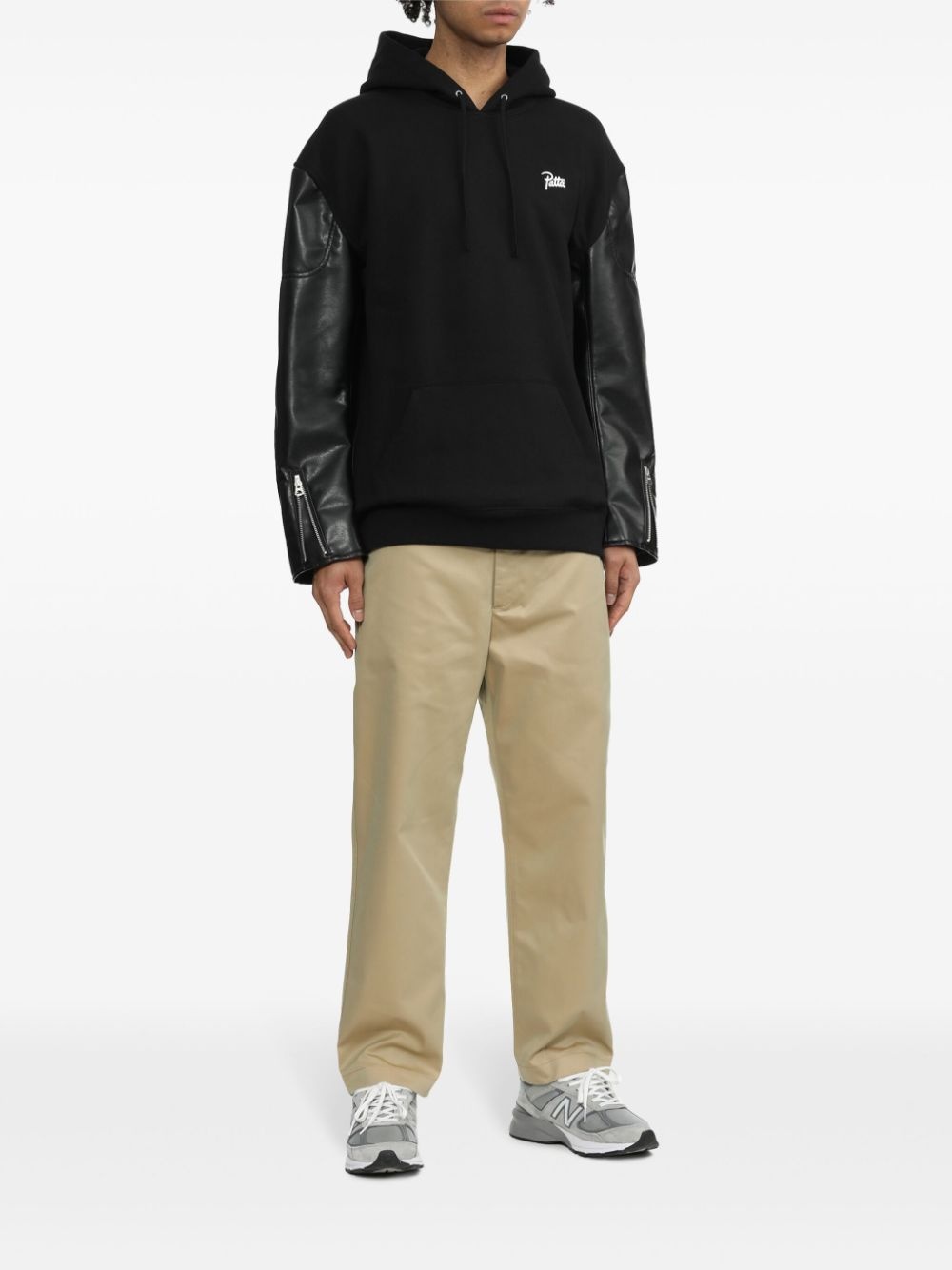 Junya Watanabe MAN x Patta logo-print cotton hoodie | REVERSIBLE