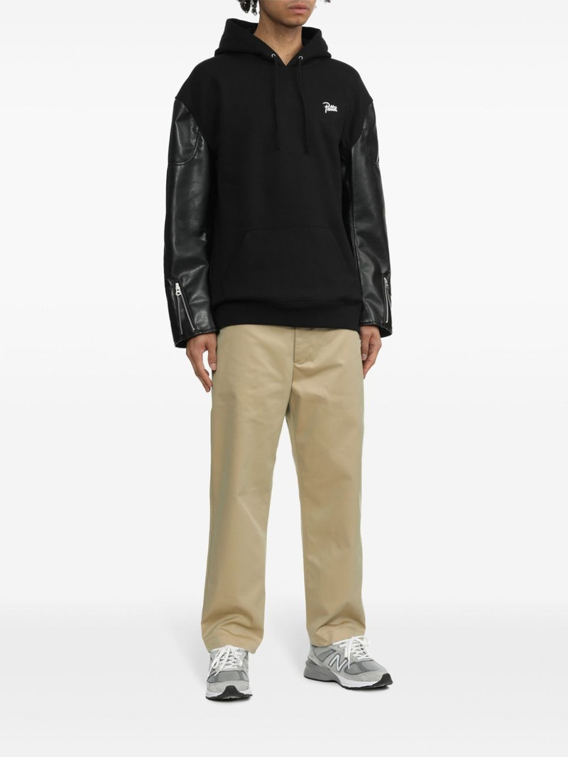 Junya Watanabe MAN x Patta logo-print cotton hoodie outlook