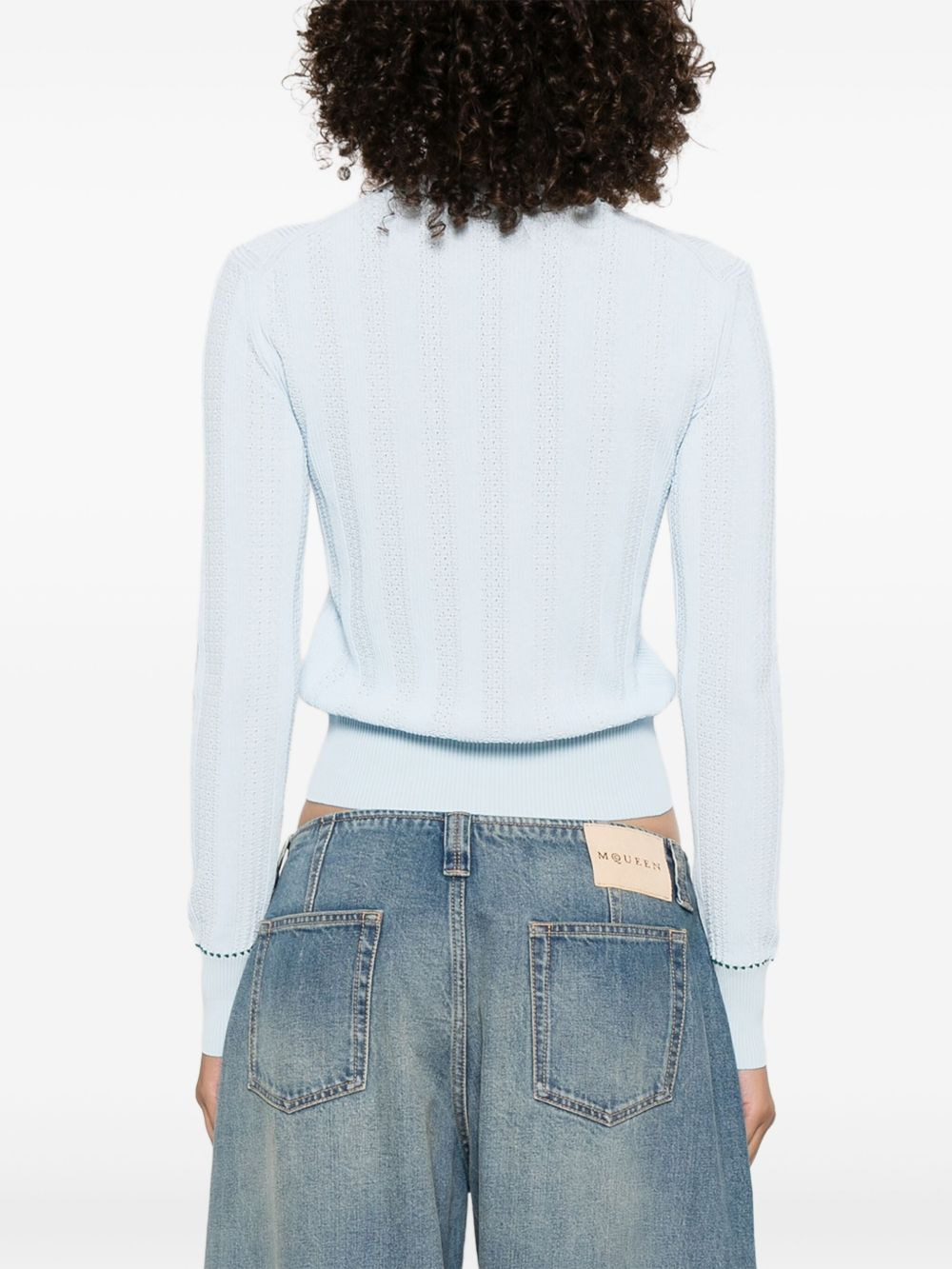 logo-embroidered sweater - 4
