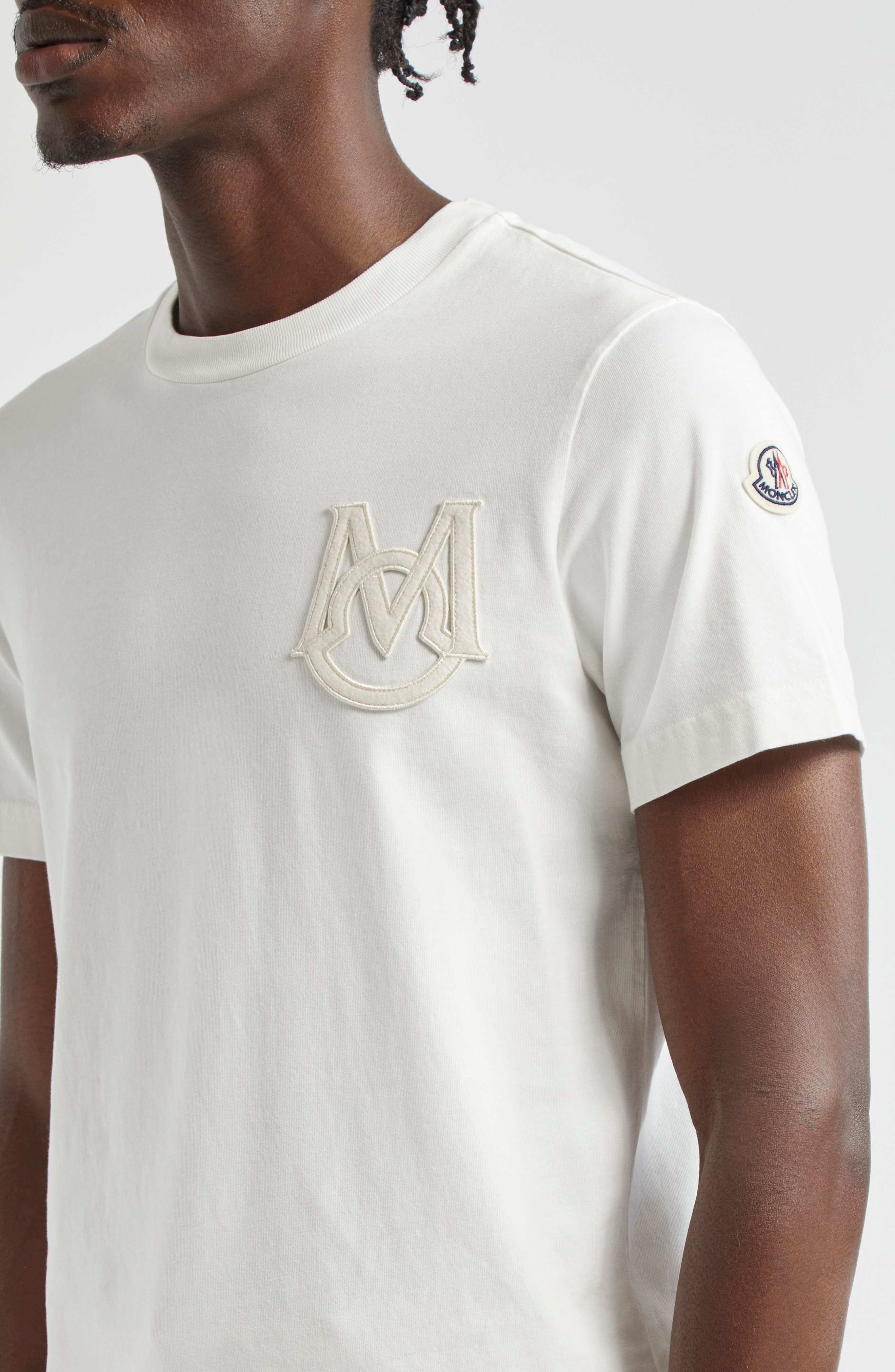 Monogram Logo Cotton T-Shirt - 4